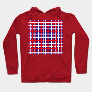 Patriotic Interlocking Stripes Hoodie